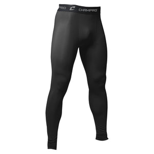 CHAMPRO YOUTH COMPRESSION TIGHT PANTS- BLACK